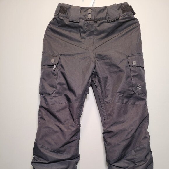 Black Ripzone Kids Ski Pants - Size M (10) - Picture 1 of 9